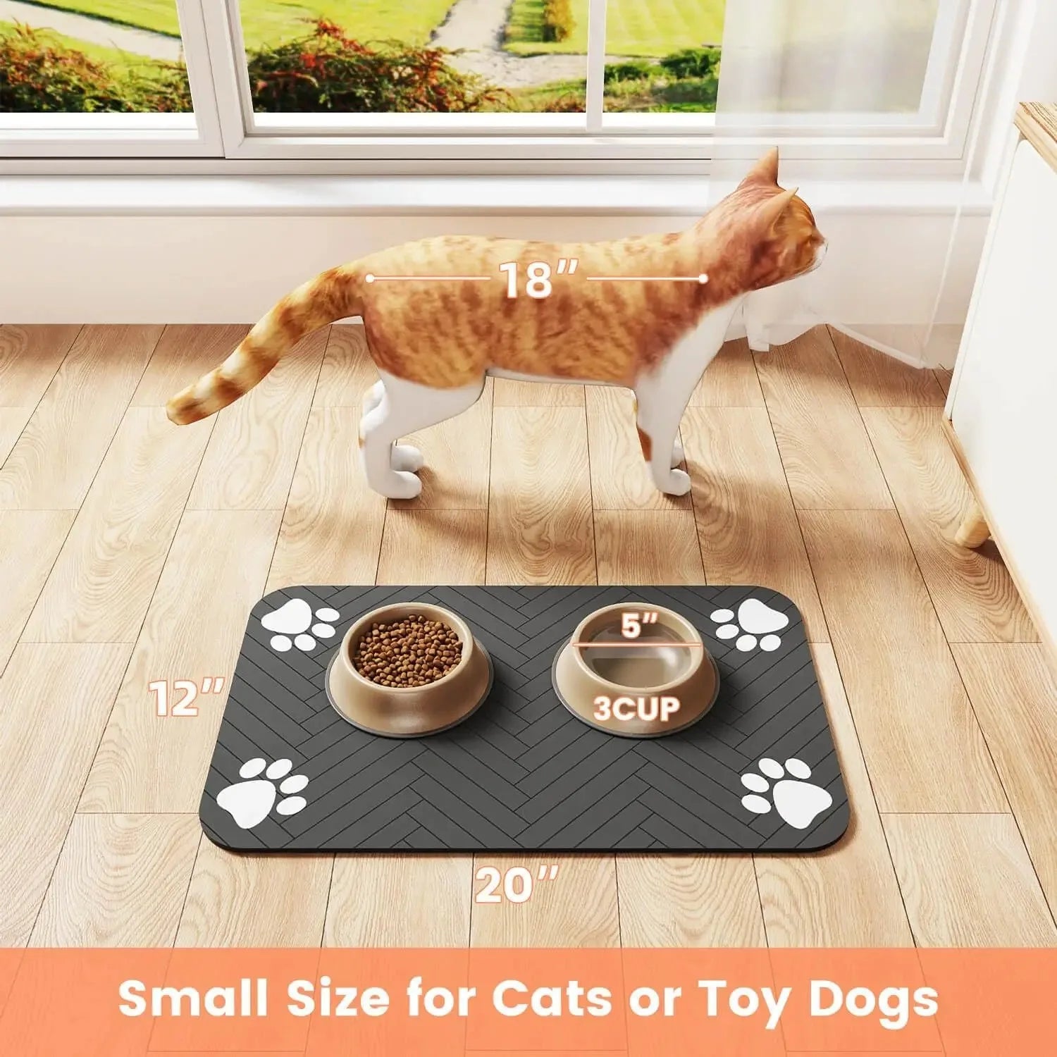 No-Spill Feeding Mat