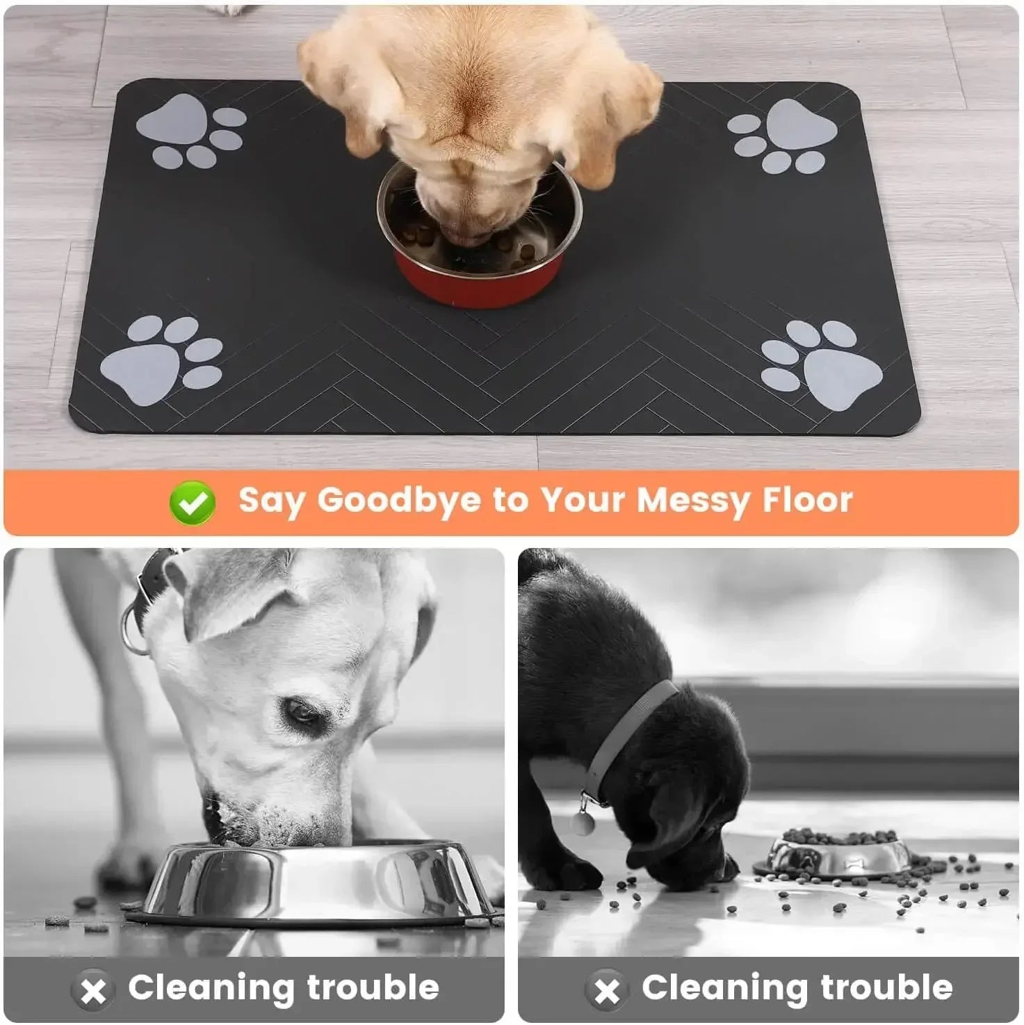 No-Spill Feeding Mat