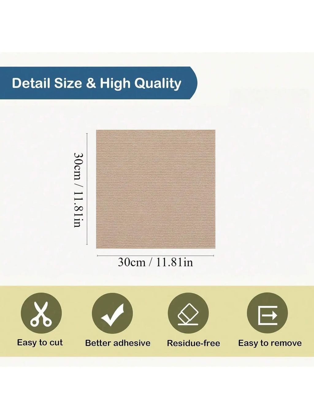 Anti Cat Scratch Mat Trimmable