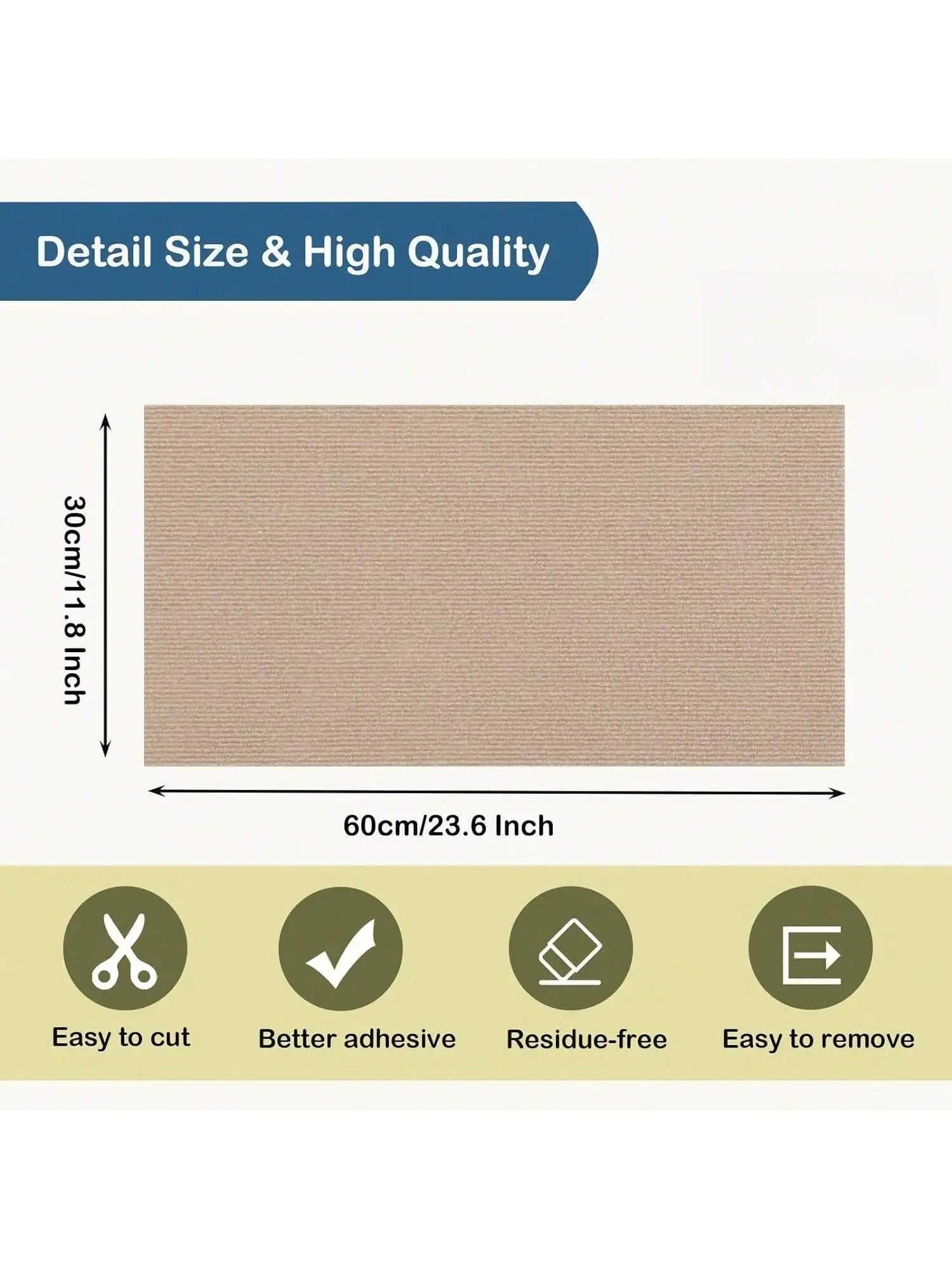 Anti Cat Scratch Mat Trimmable